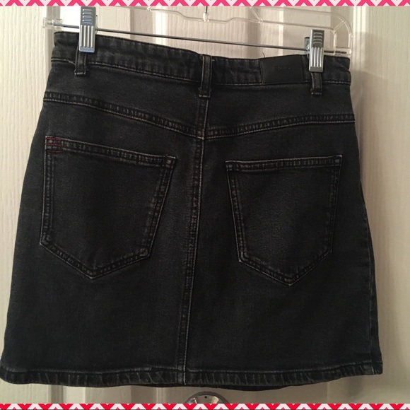 Black Denim Miniskirt - Picture 3 of 3